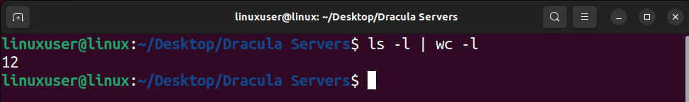 How to Count Files in Linux Directory? | Dracula Servers