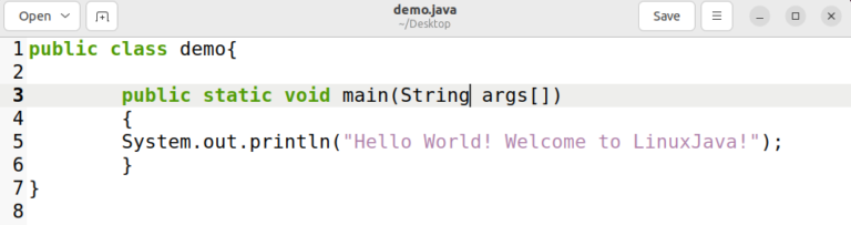 How to Run Java Programs in Linux Terminal? - Dracula Servers Tutorials