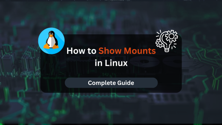 How to Show Mounts in Linux