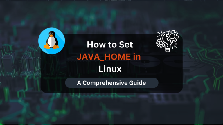 How to Set JAVA_HOME in Linux