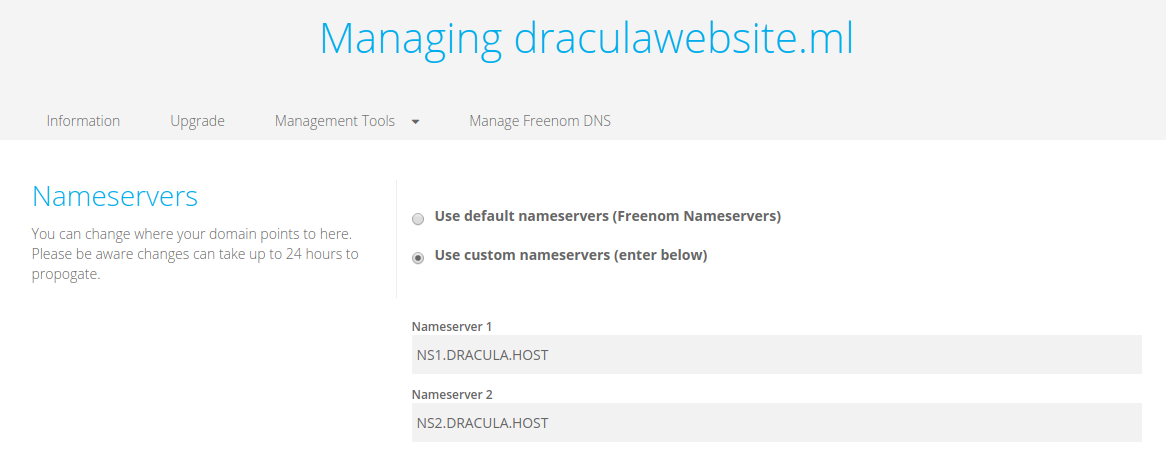 managing_draculawebsite.ml